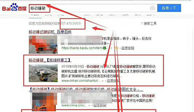 點擊查看“移動錘破”關鍵詞優化上線案例